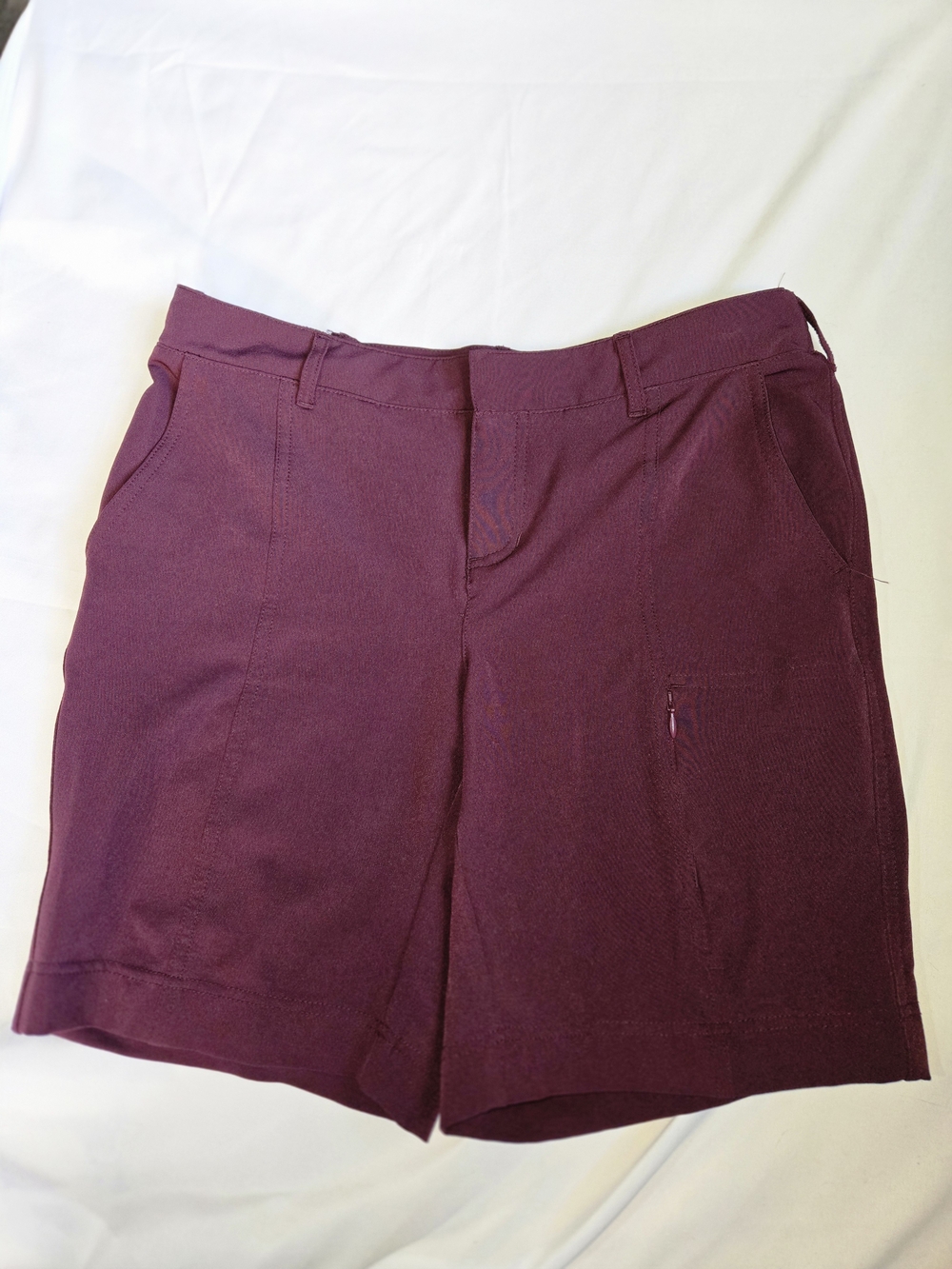 32 Degrees Plum Cargo Bermuda Shorts